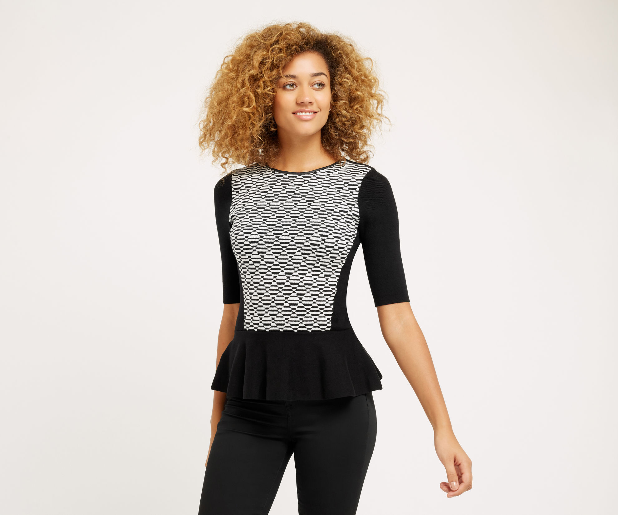 Bloc party peplum top